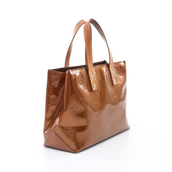Louis Vuitton Reed handbag leather vernis brown - Picture 2 of 10